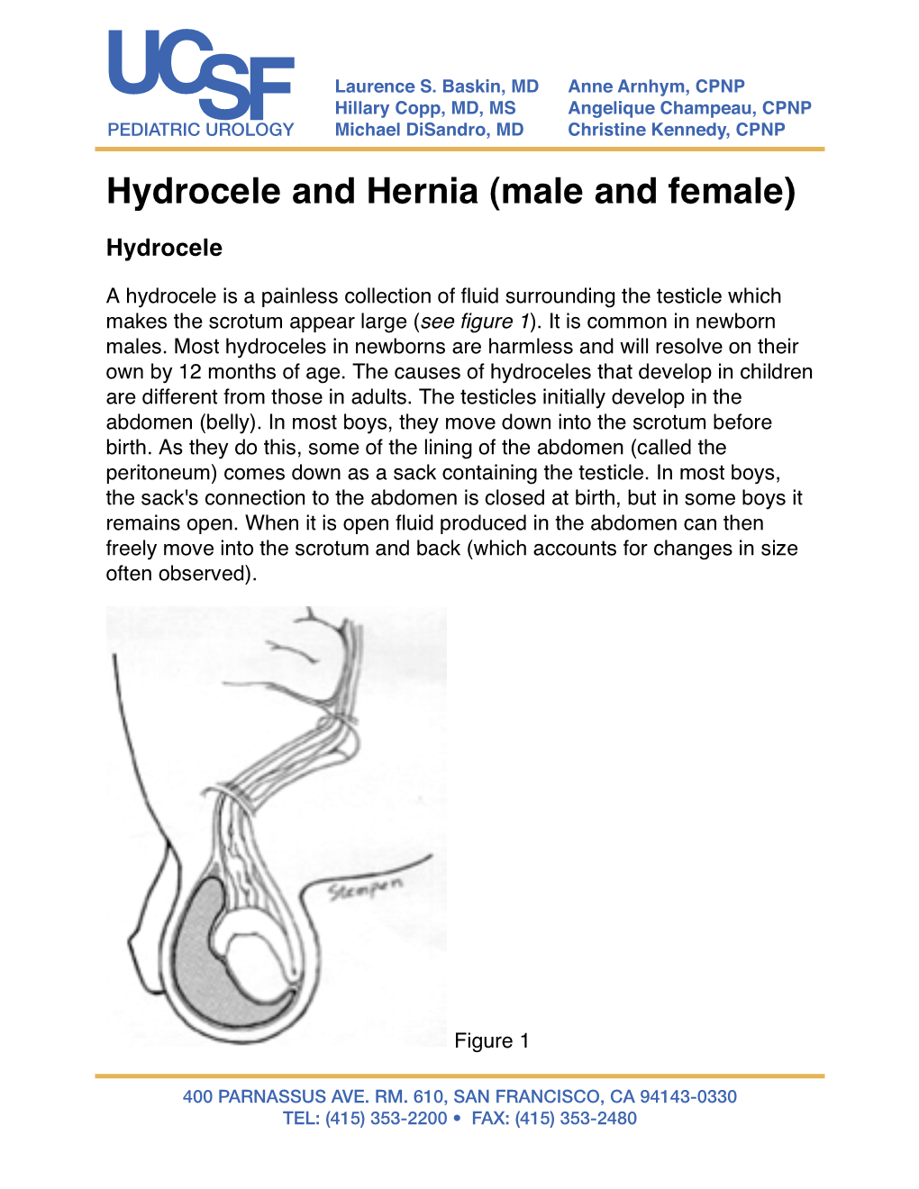 Hydrocele and Hernia (Male and Female)