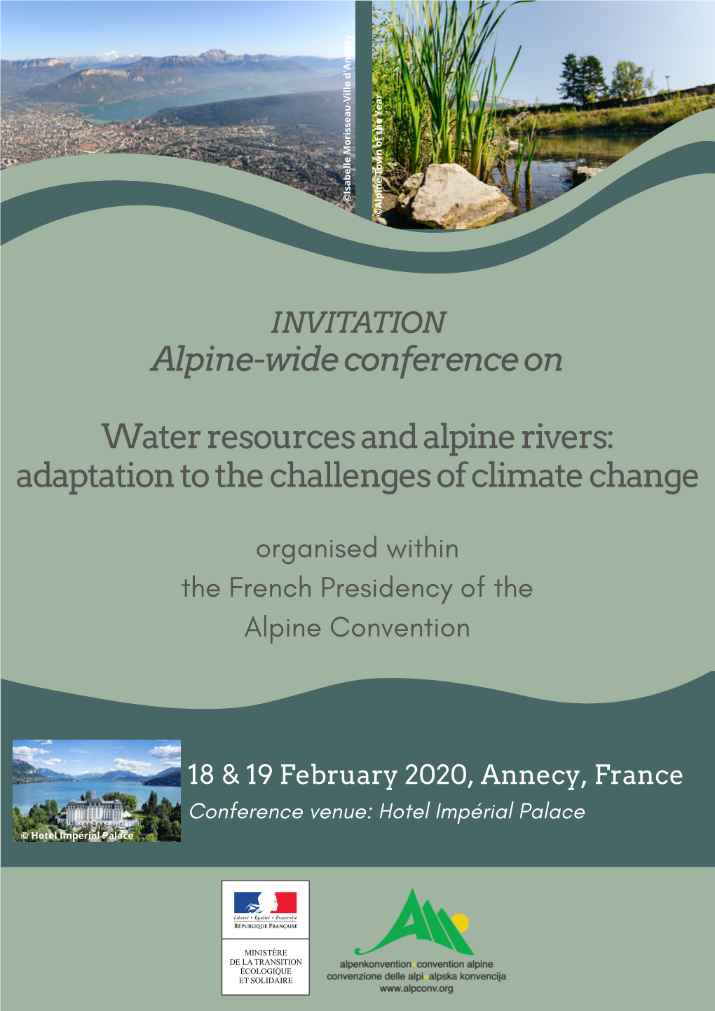 Alpine-Wide Conference on Water Resources And