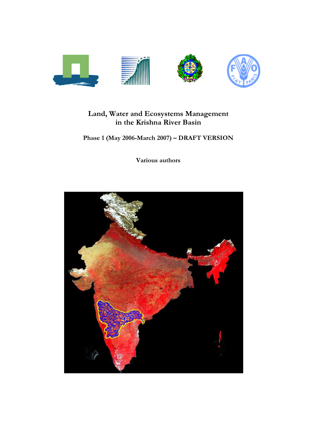 Land, Water and Ecosystems Management in the Krishna River Basin