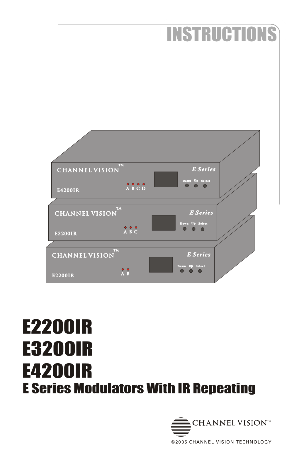 E2200ir E3200ir E4200ir