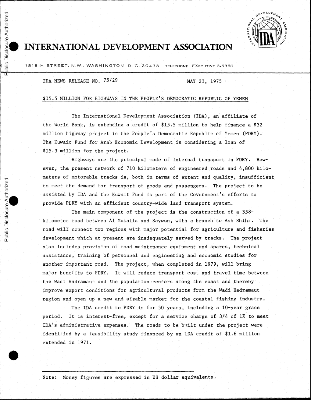 World Bank Document