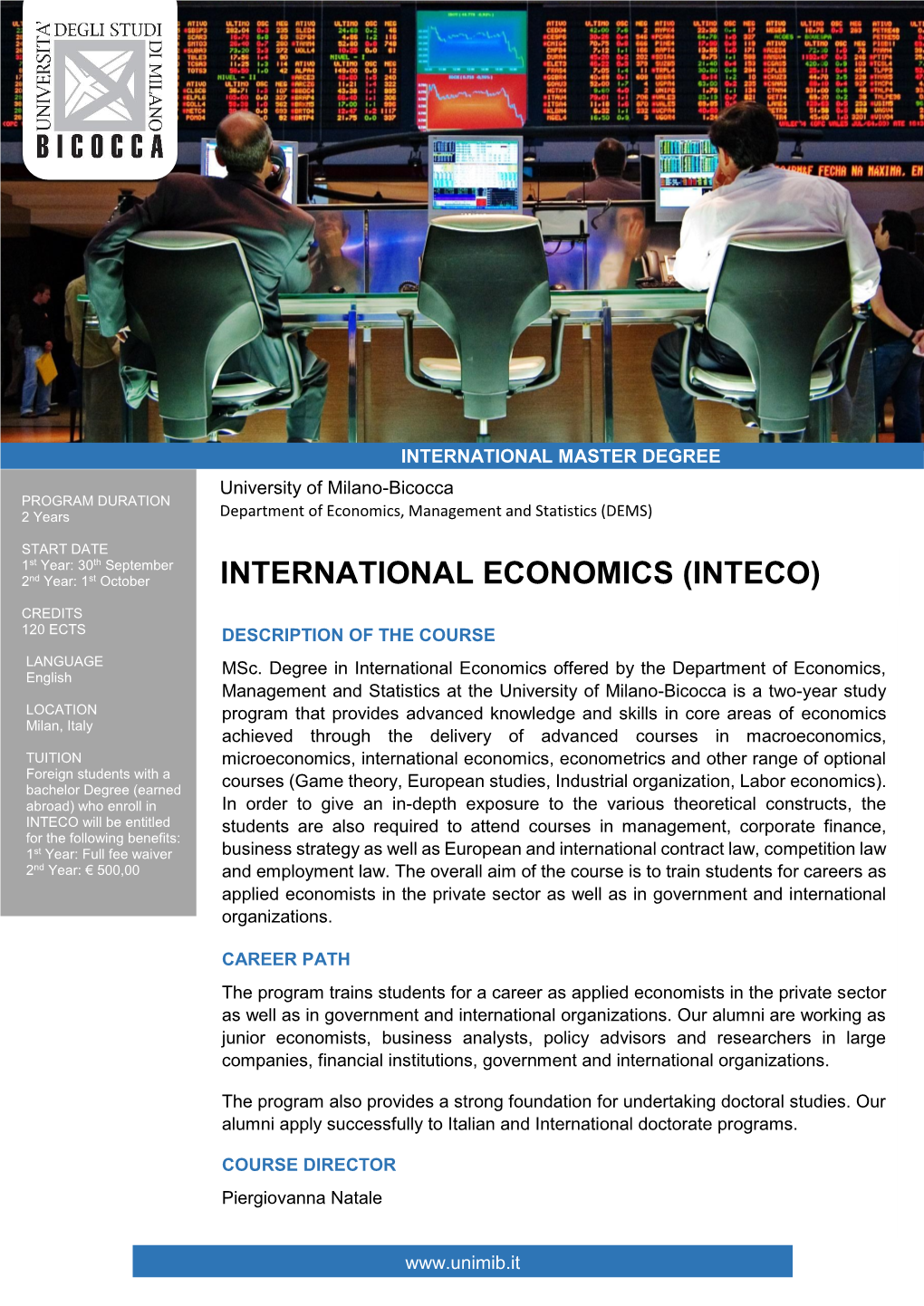 International Economics (Inteco)