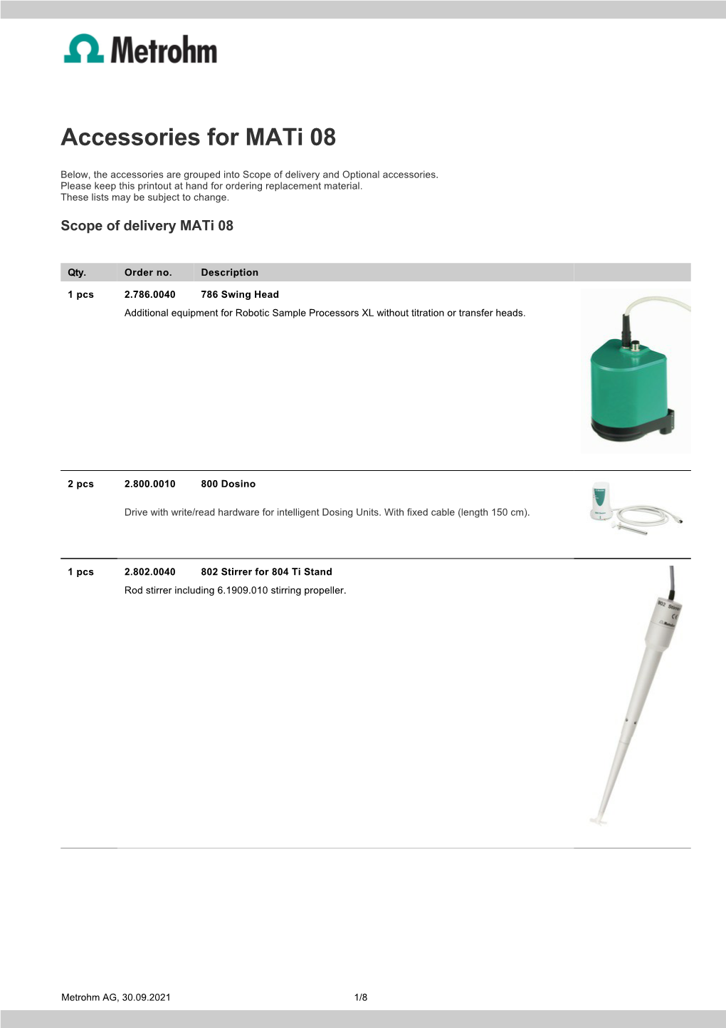 Automated Pipetting and Titration System for up to 100 Samples