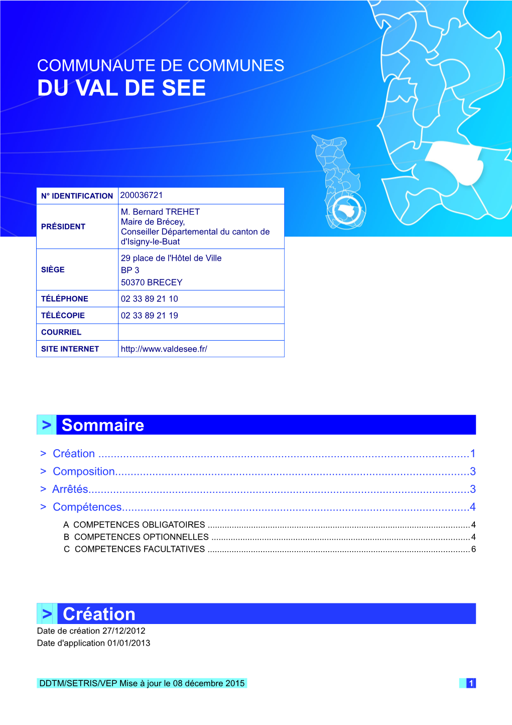 Communaute De Communes Du Val De See