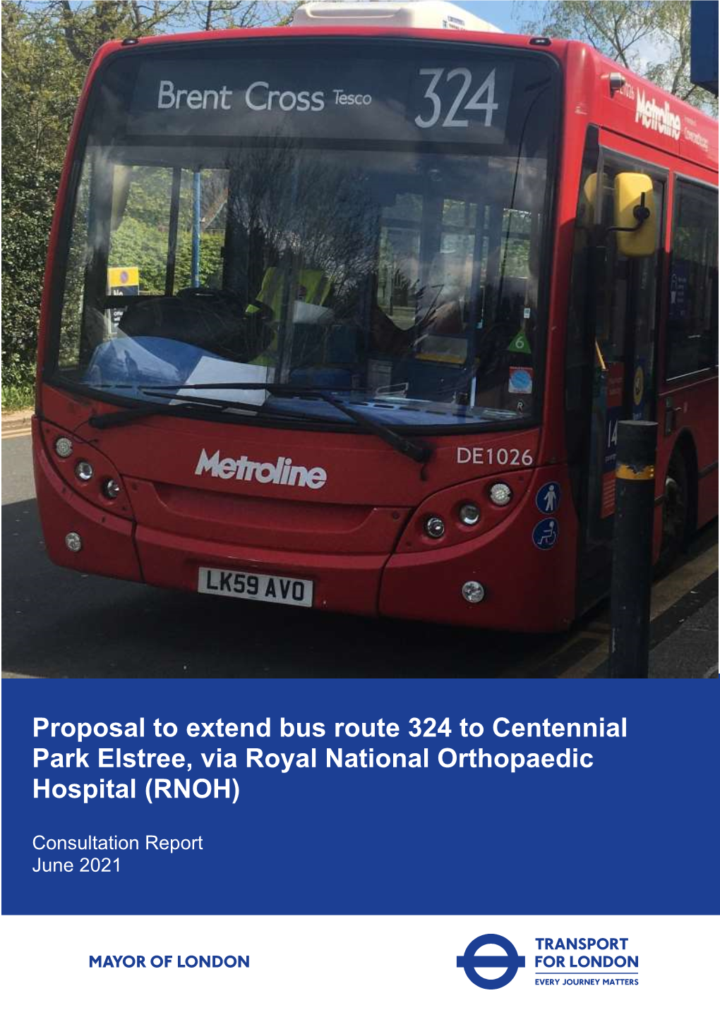 Proposal to Extend Bus Route 324 Consultation Report