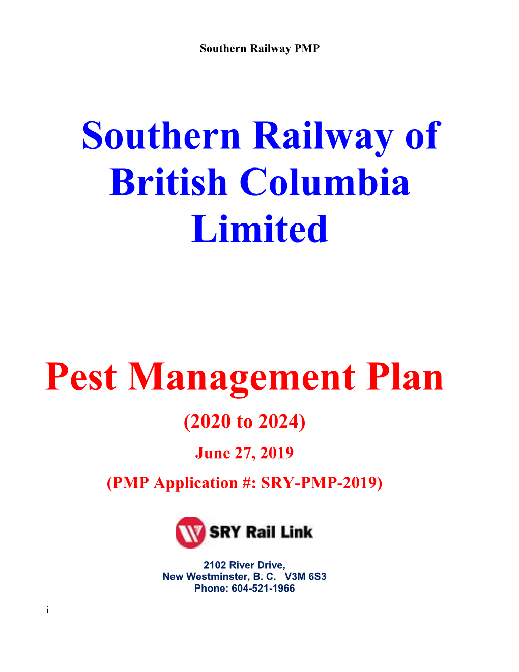 SRY 2020-2024 Complete Pest Management Plan (PDF)