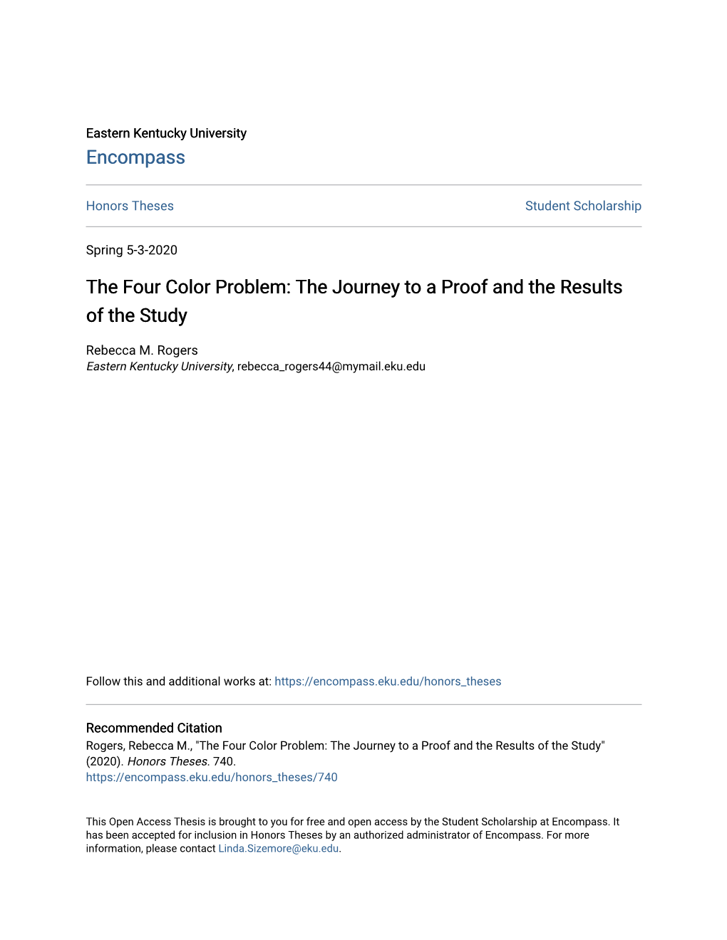 The Four Color Problem: the Journey to a Proof and the Results of the Study