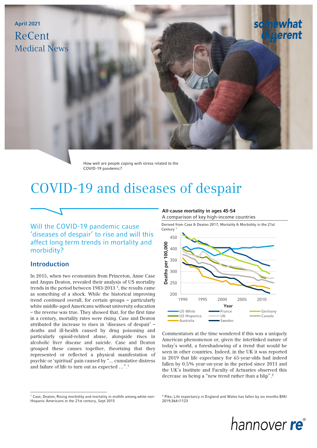 COVID-19 and Diseases of Despair