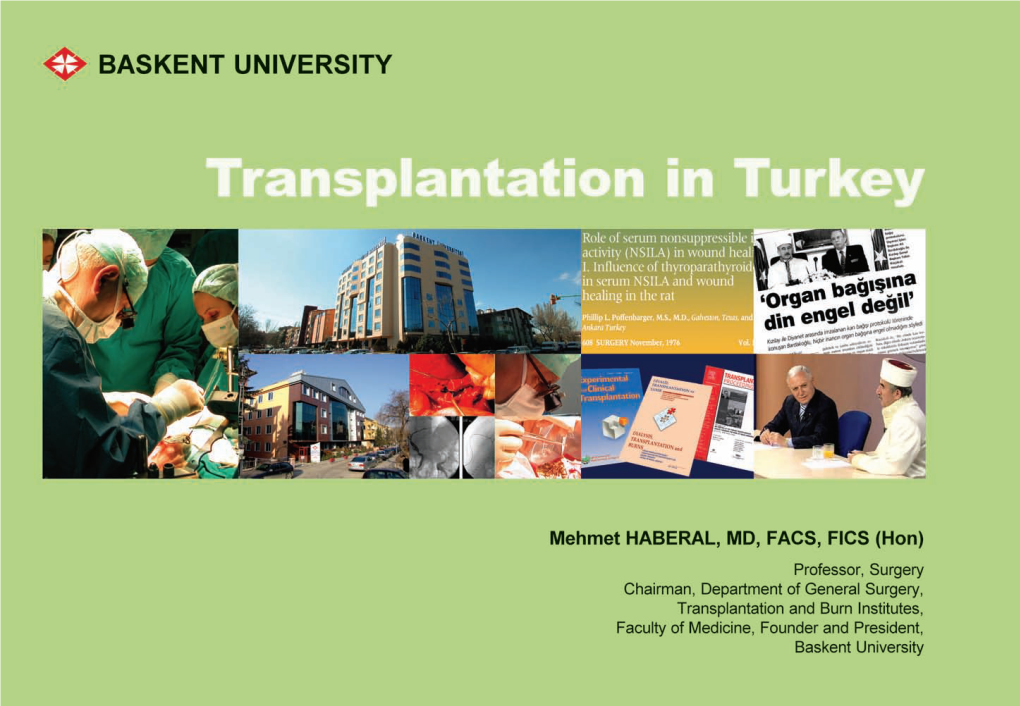 Transplantation Activities in Turkey 1