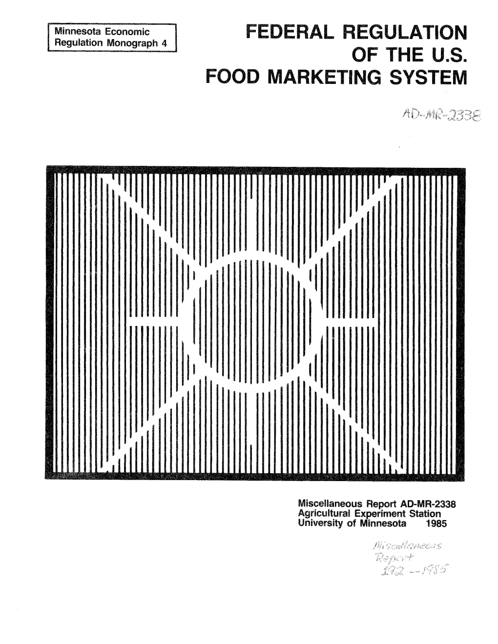 Federal Re Ulati N F the U~S~ D Arketin Stem