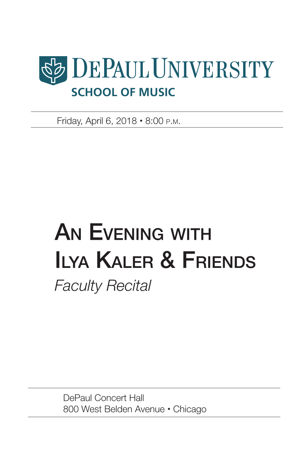 Ilya KALER & FRIENDS