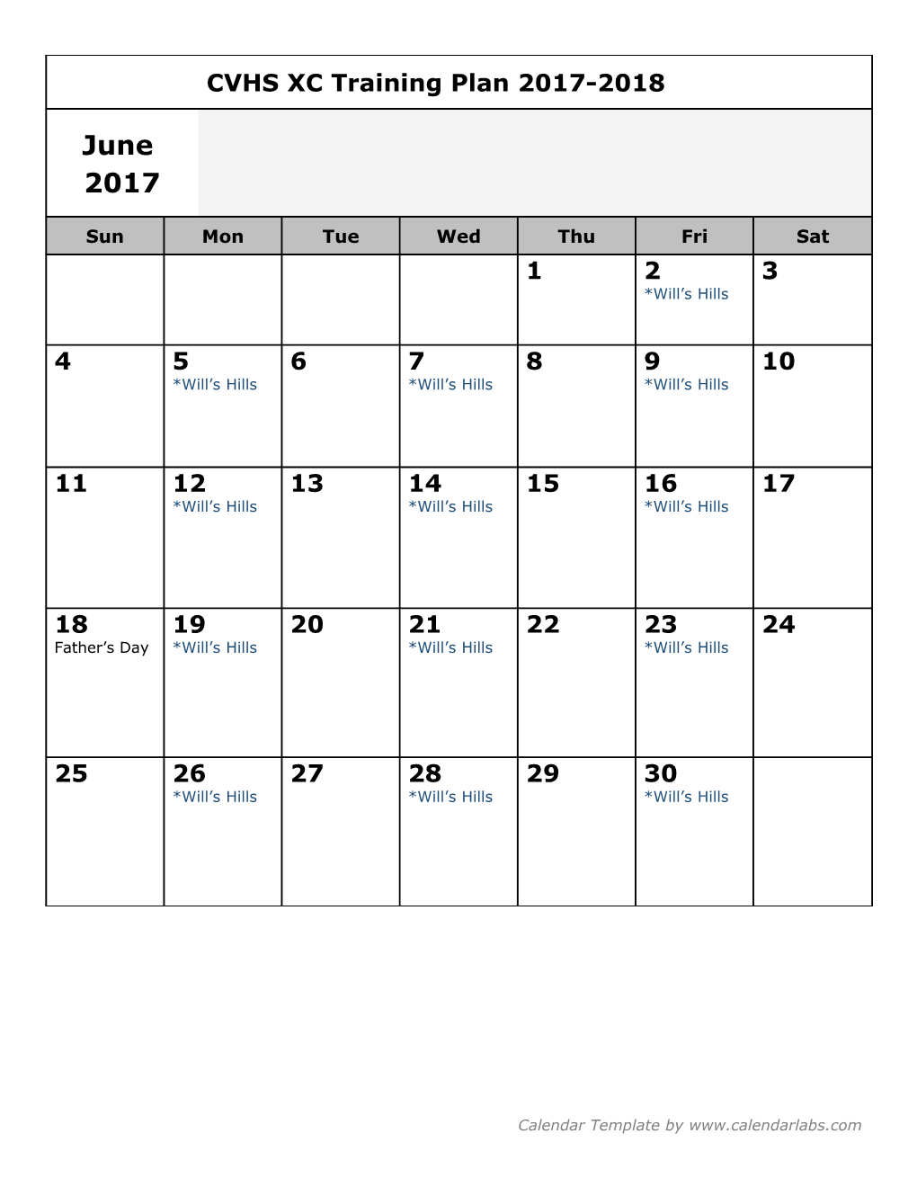 2017-18 Monthly School Calendar - Calendarlabs.Com s2