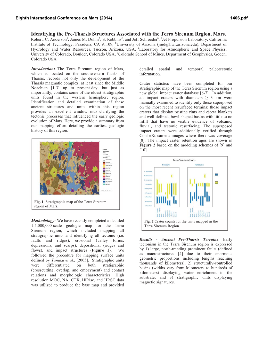 Identifying the Pre-Tharsis Structures Associated with the Terra Sirenum Region, Mars