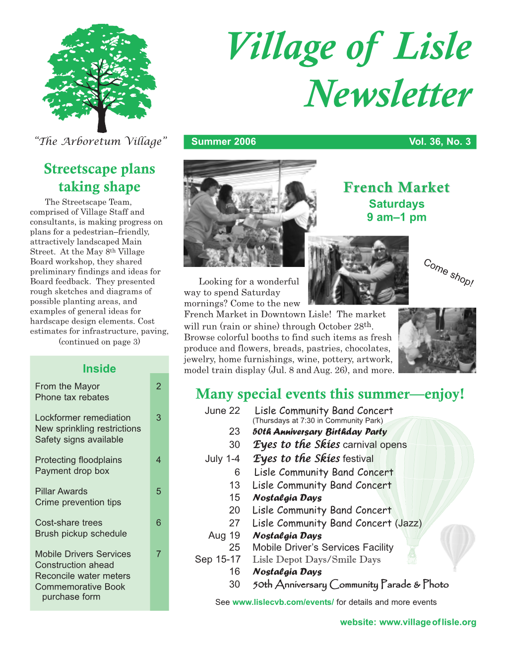 Village Newsletter Template