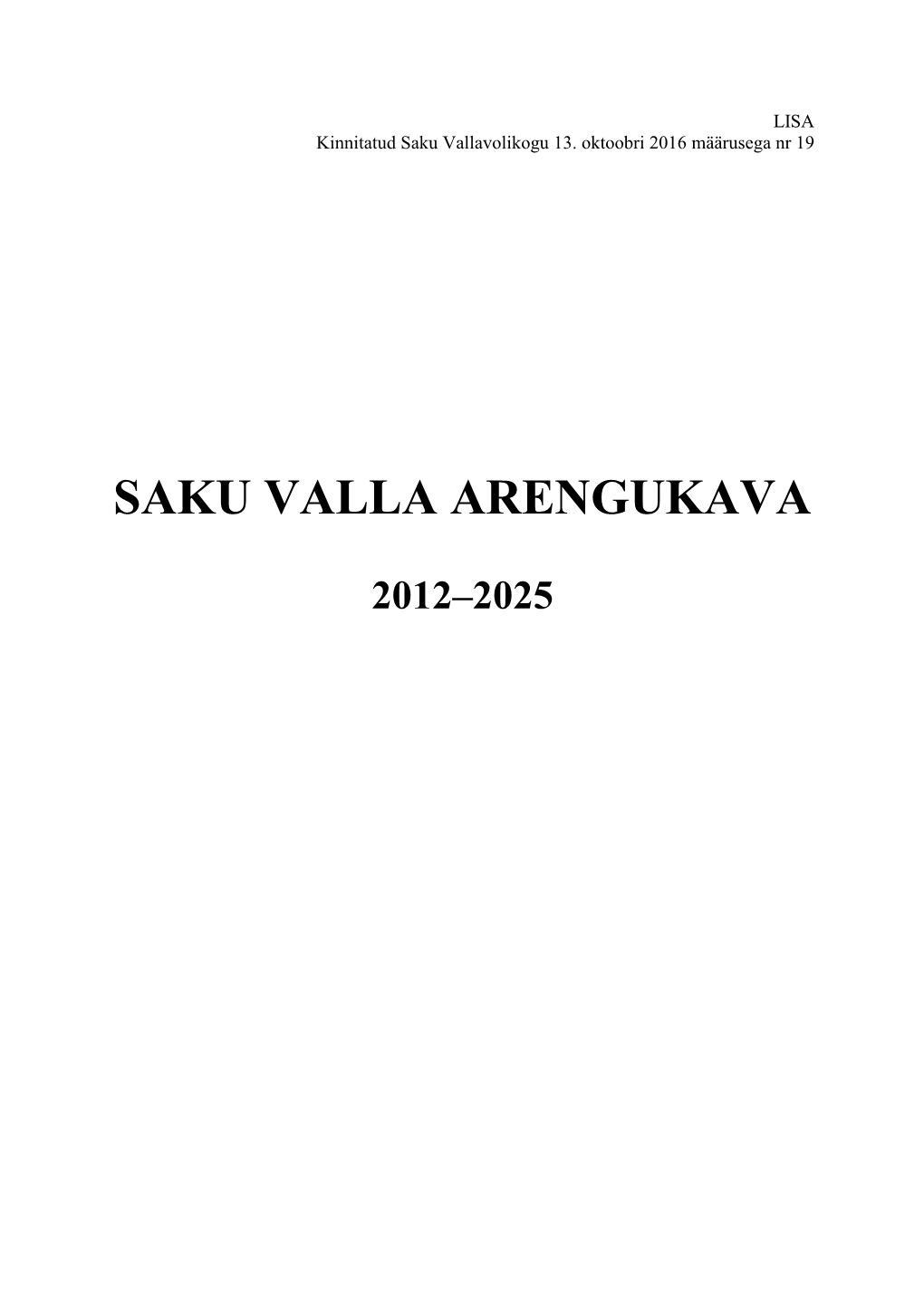 Saku Valla Arengukava 2011-2025