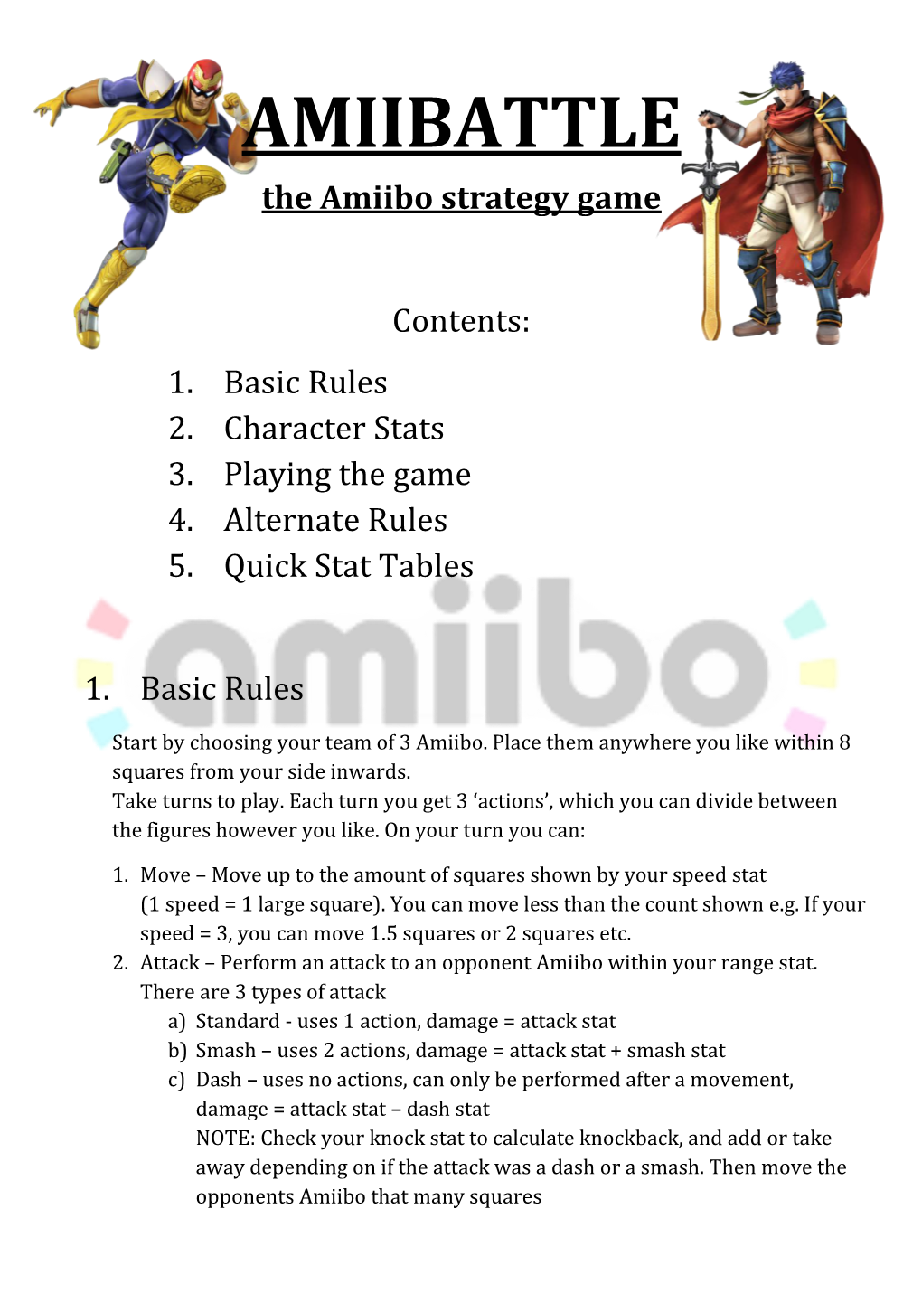 AMIIBATTLE the Amiibo Strategy Game