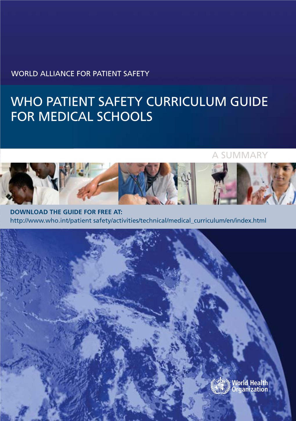 Who Patient Safety Curriculum Guide for Medical Schools