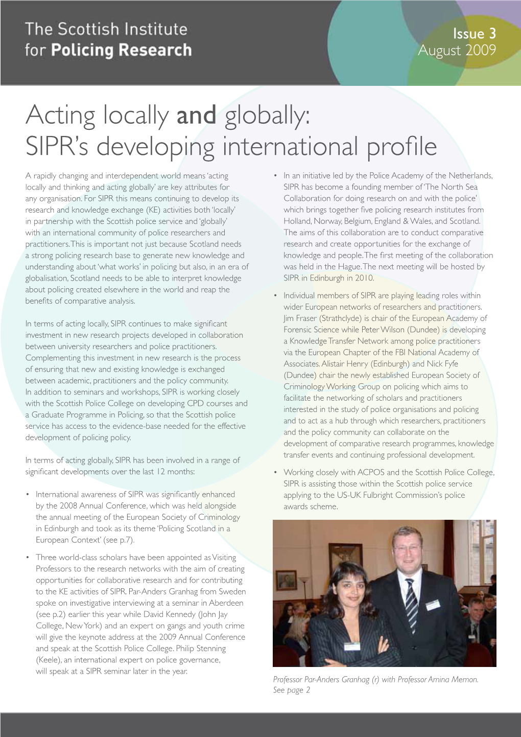 SIPR Newsletter