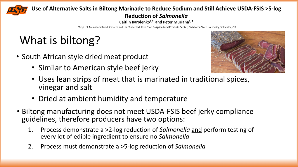 What Is Biltong?