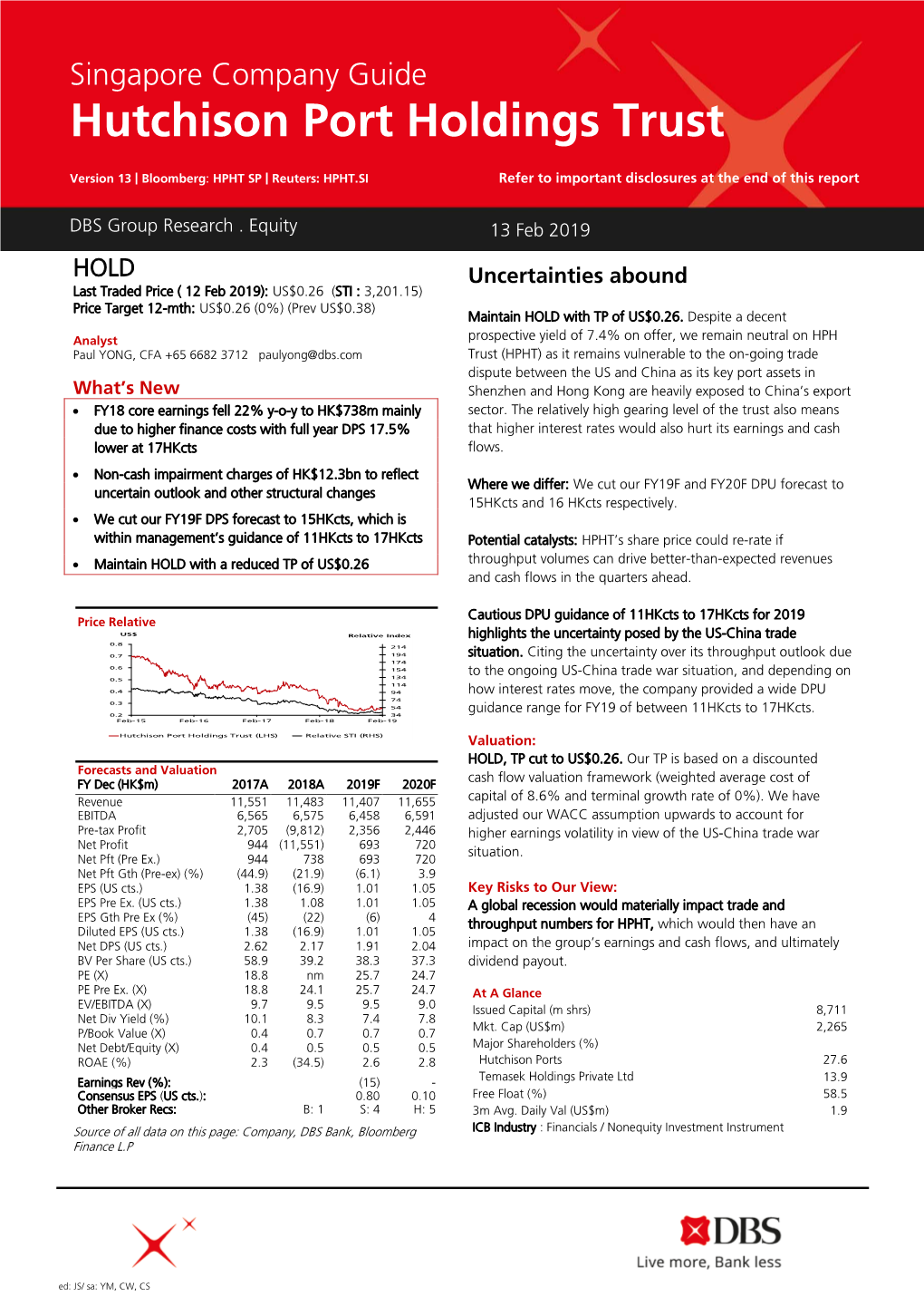 Hutchison Port Holdings Trust