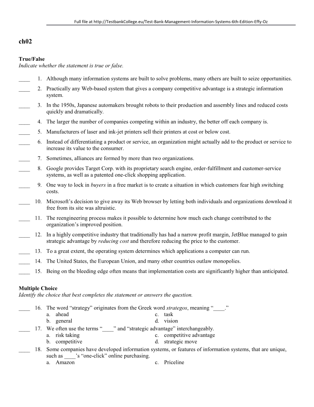 Indicate Whether the Statement Is True Or False s3