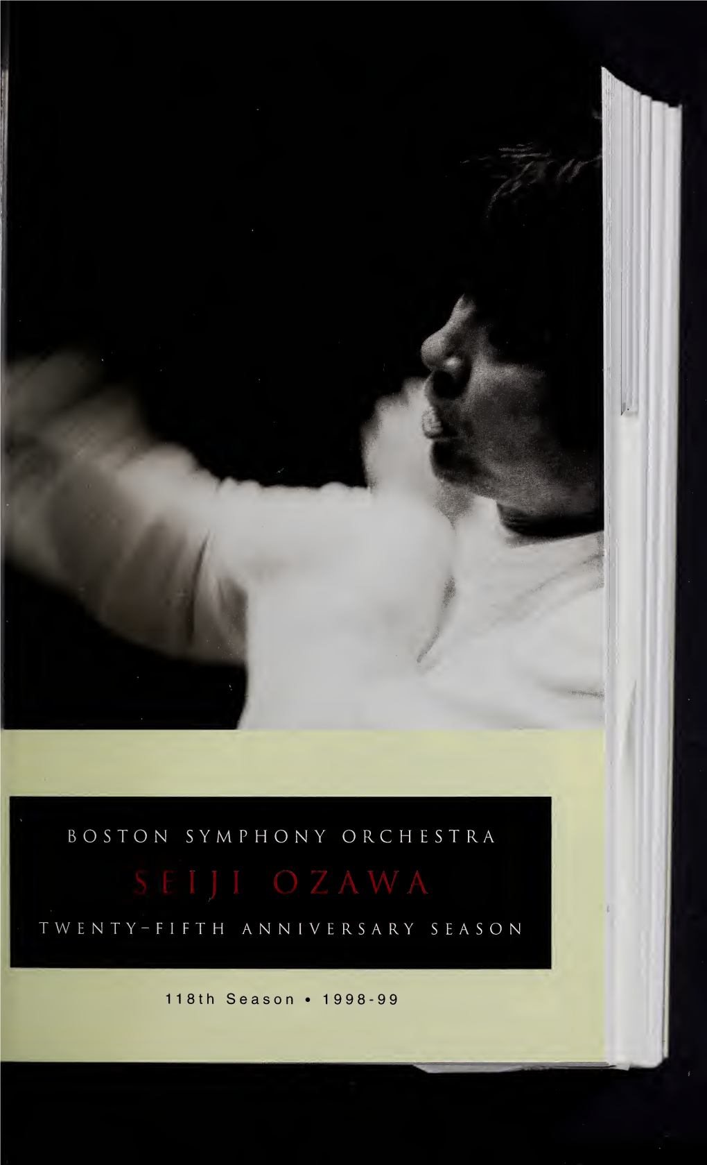 Boston Symphony Orchestra Concert Programs, Season 118, 1998-1999