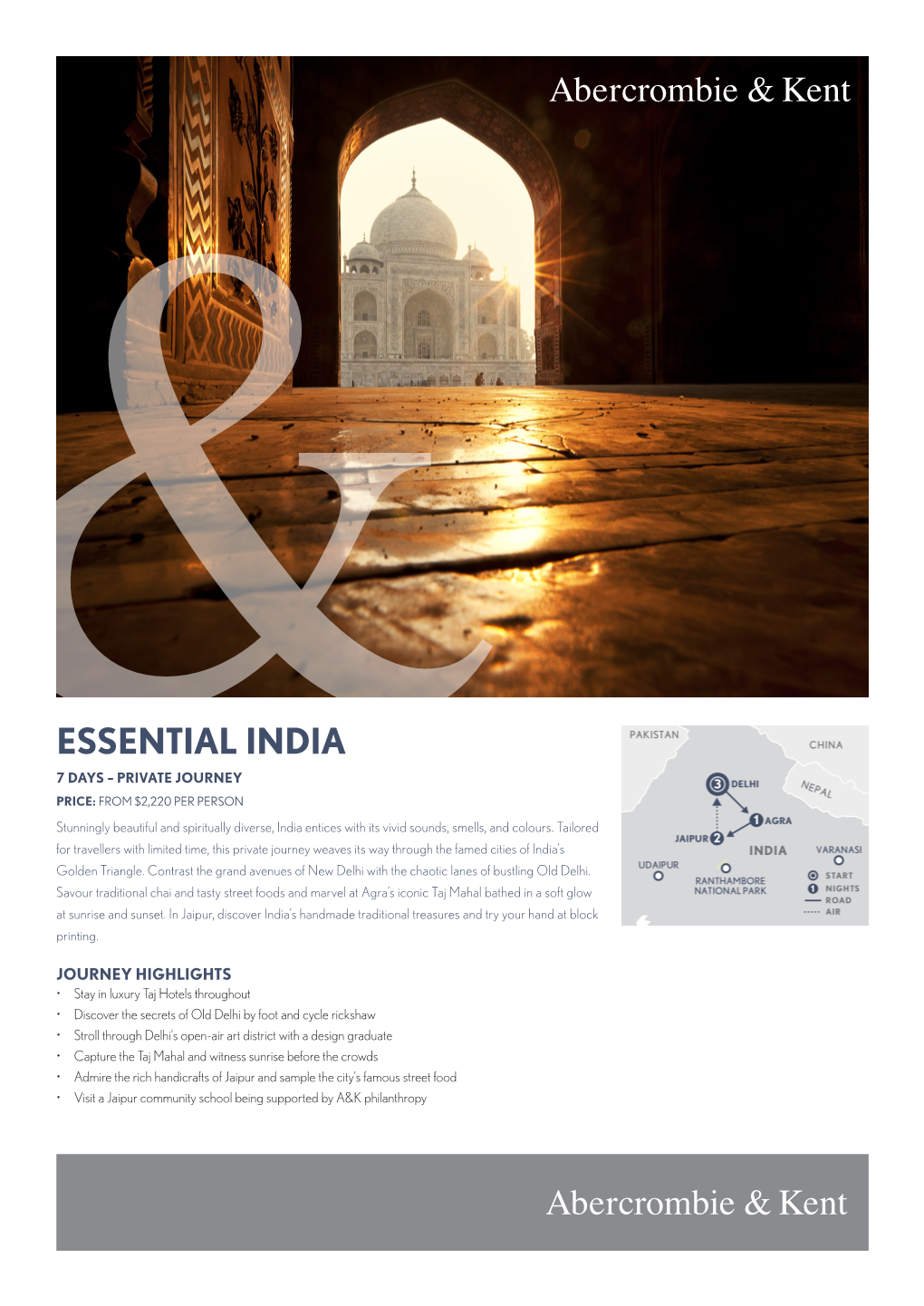 Essential India Flyer 2019