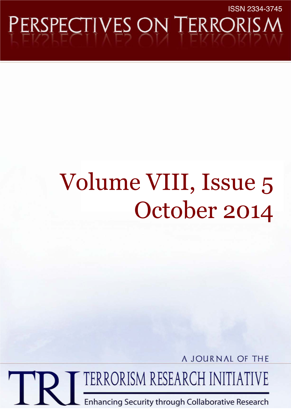 Perspectives on Terrorism, Volume 8, Issue 5