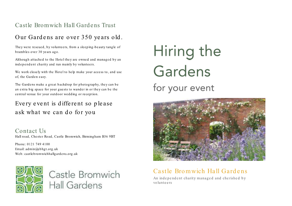 Castle Bromwich Hall Gardens Trust