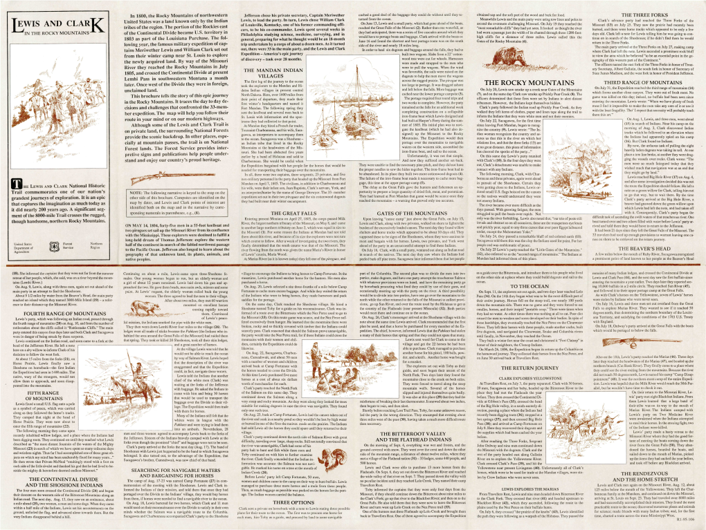 TEWIS and CLARJ^ Tribes of the Region