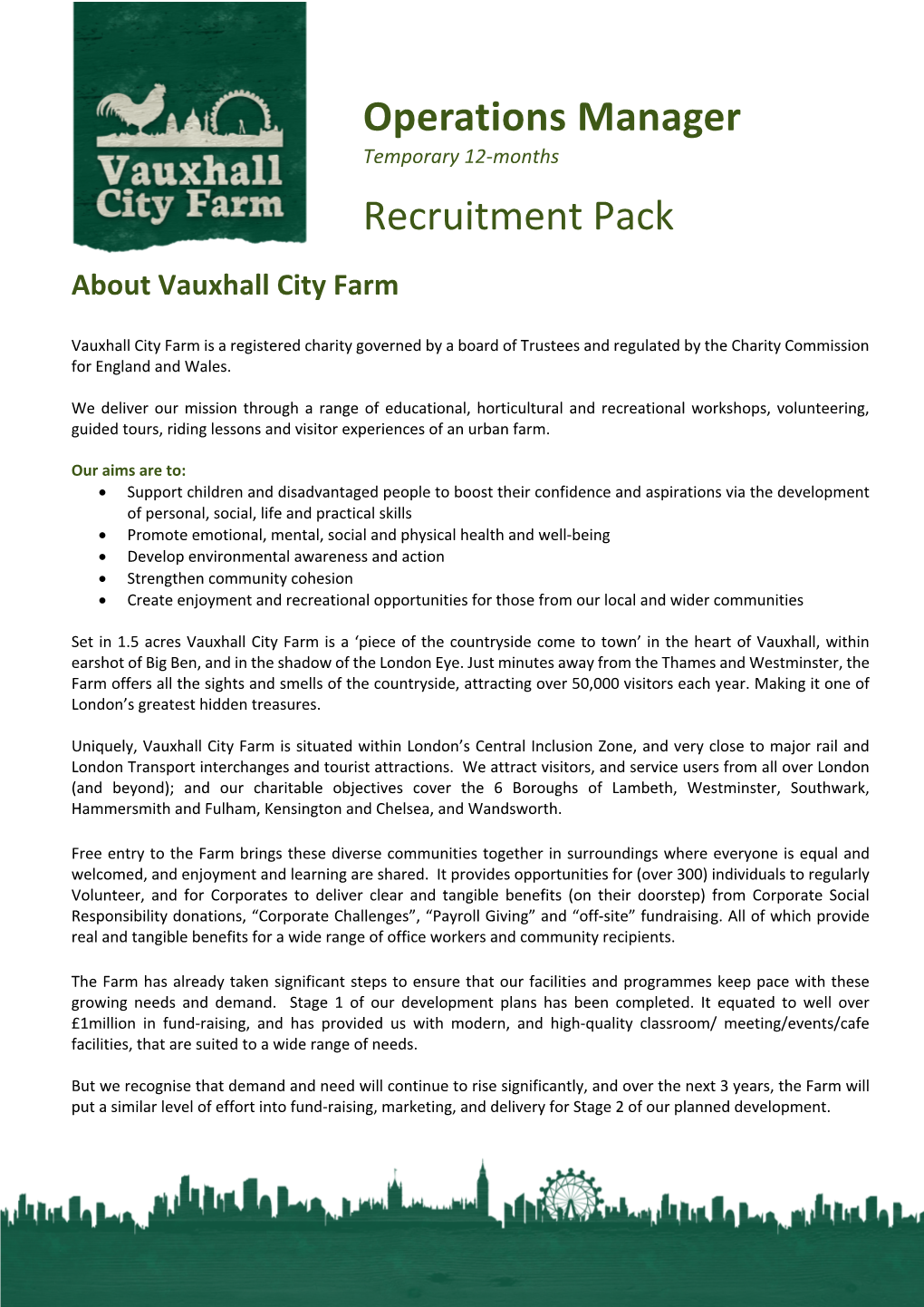 Operations Manager Recruitment Pack