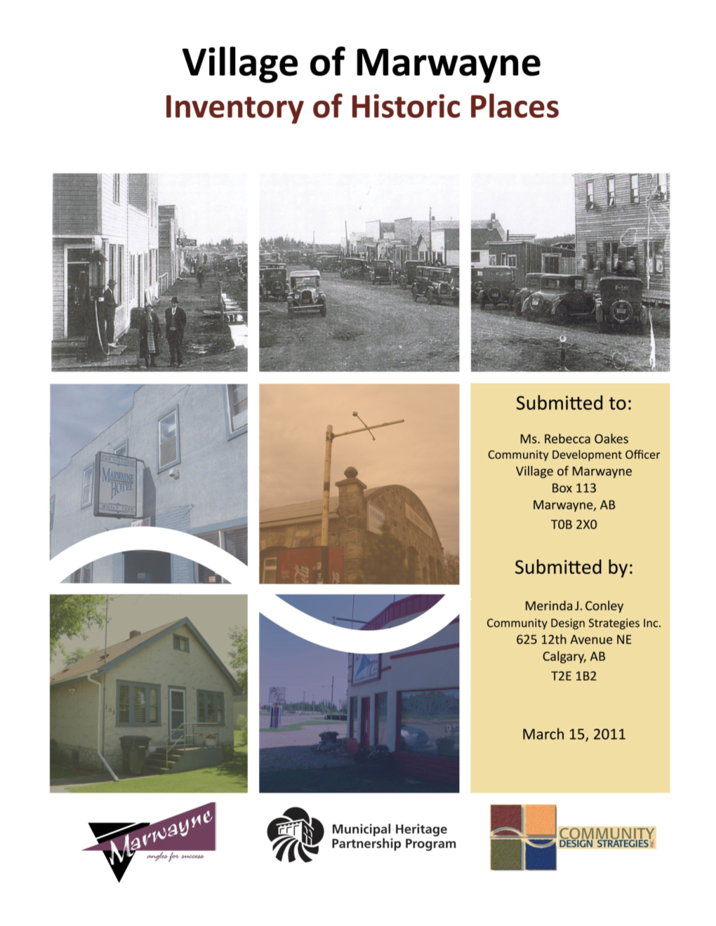 Marwayne Heritage Inventory Document DT
