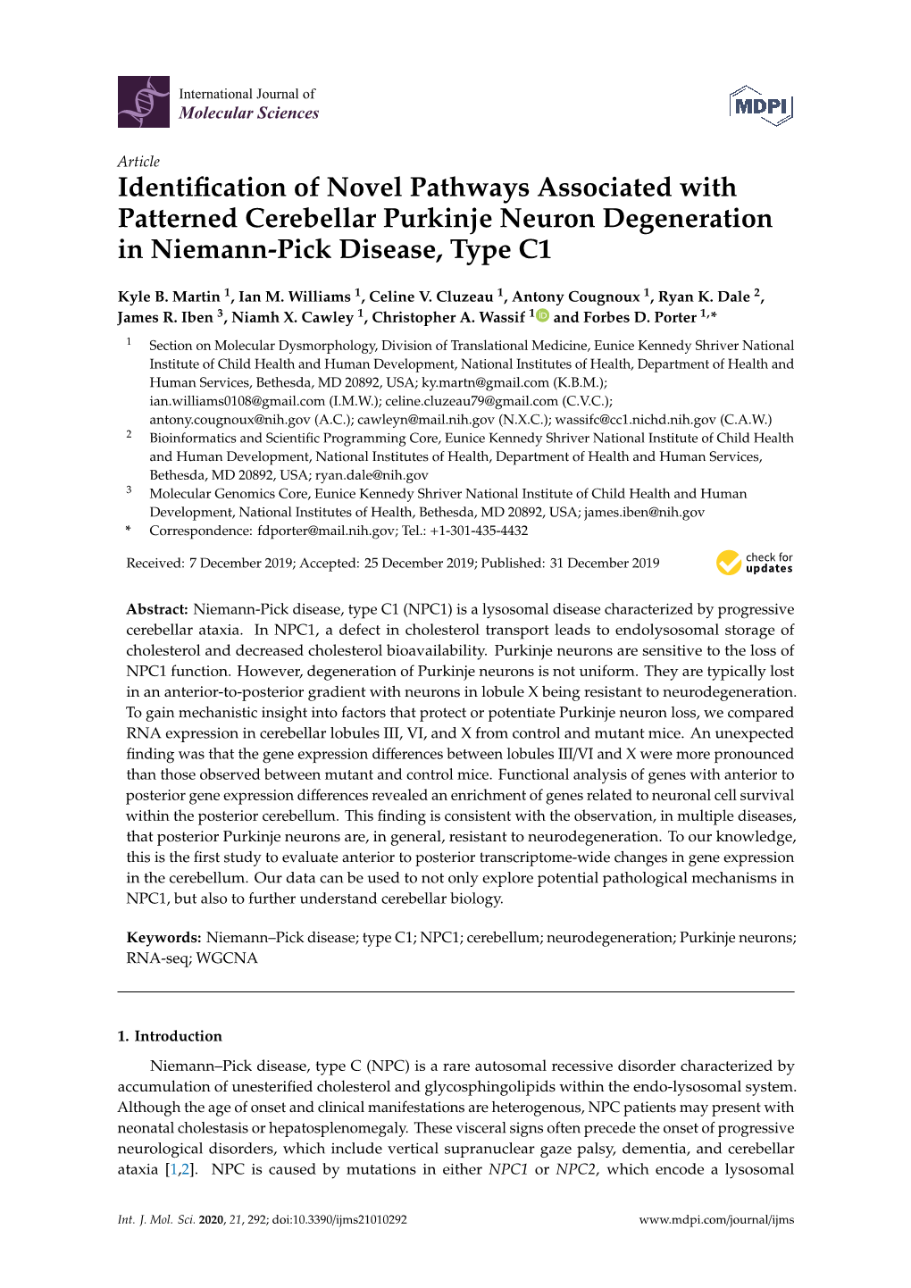 Identification of Novel Pathways Associated with Patterned