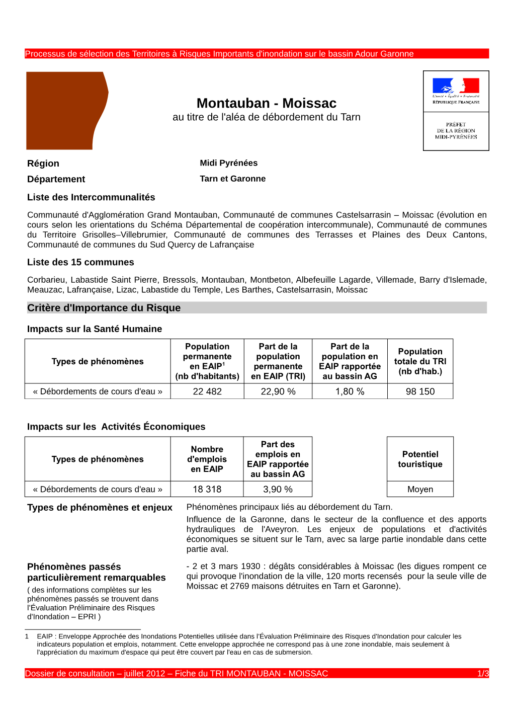 Fiche TRI MONTAUBAN MOISSAC