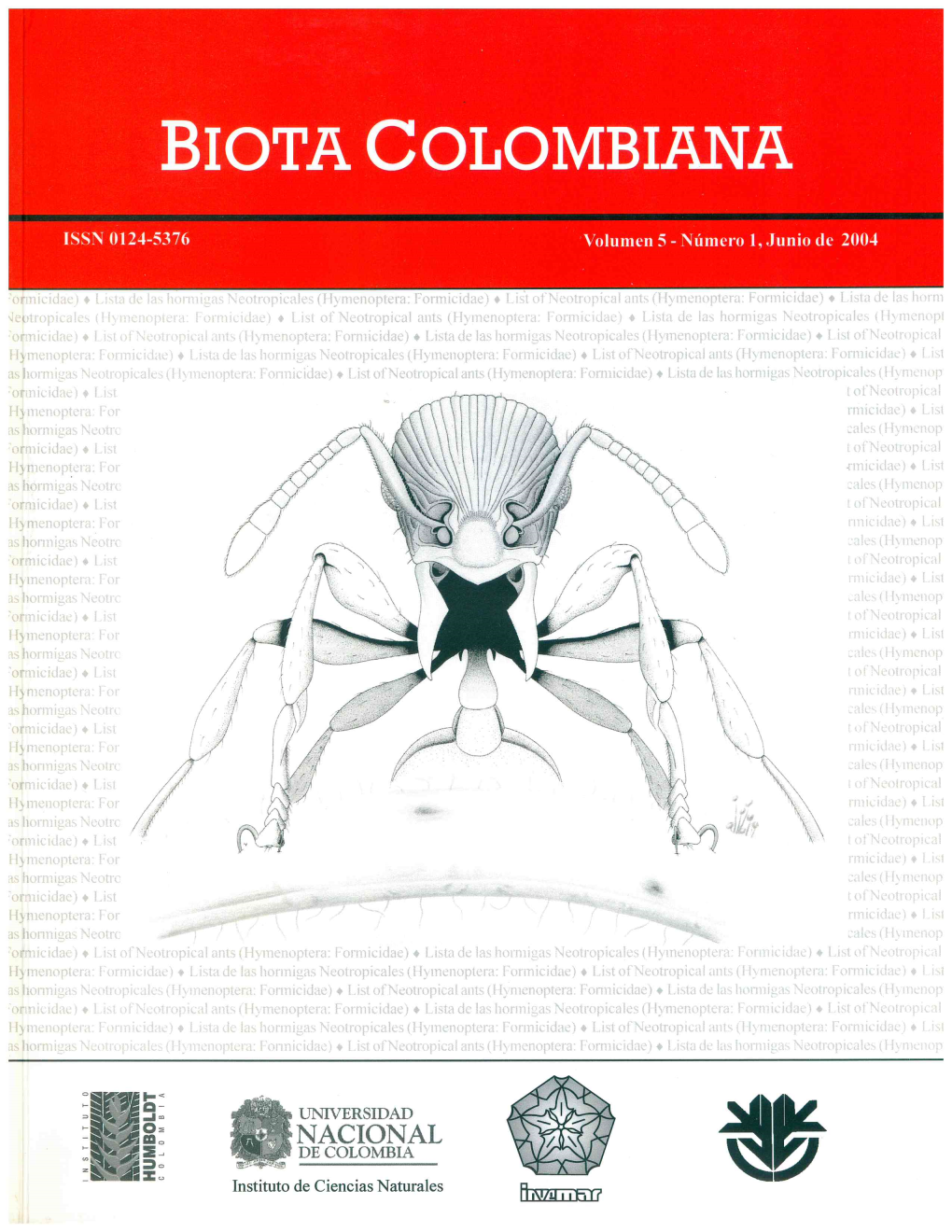 Synonymic List of Neotropical Ants (Hymenoptera: Formicidae)