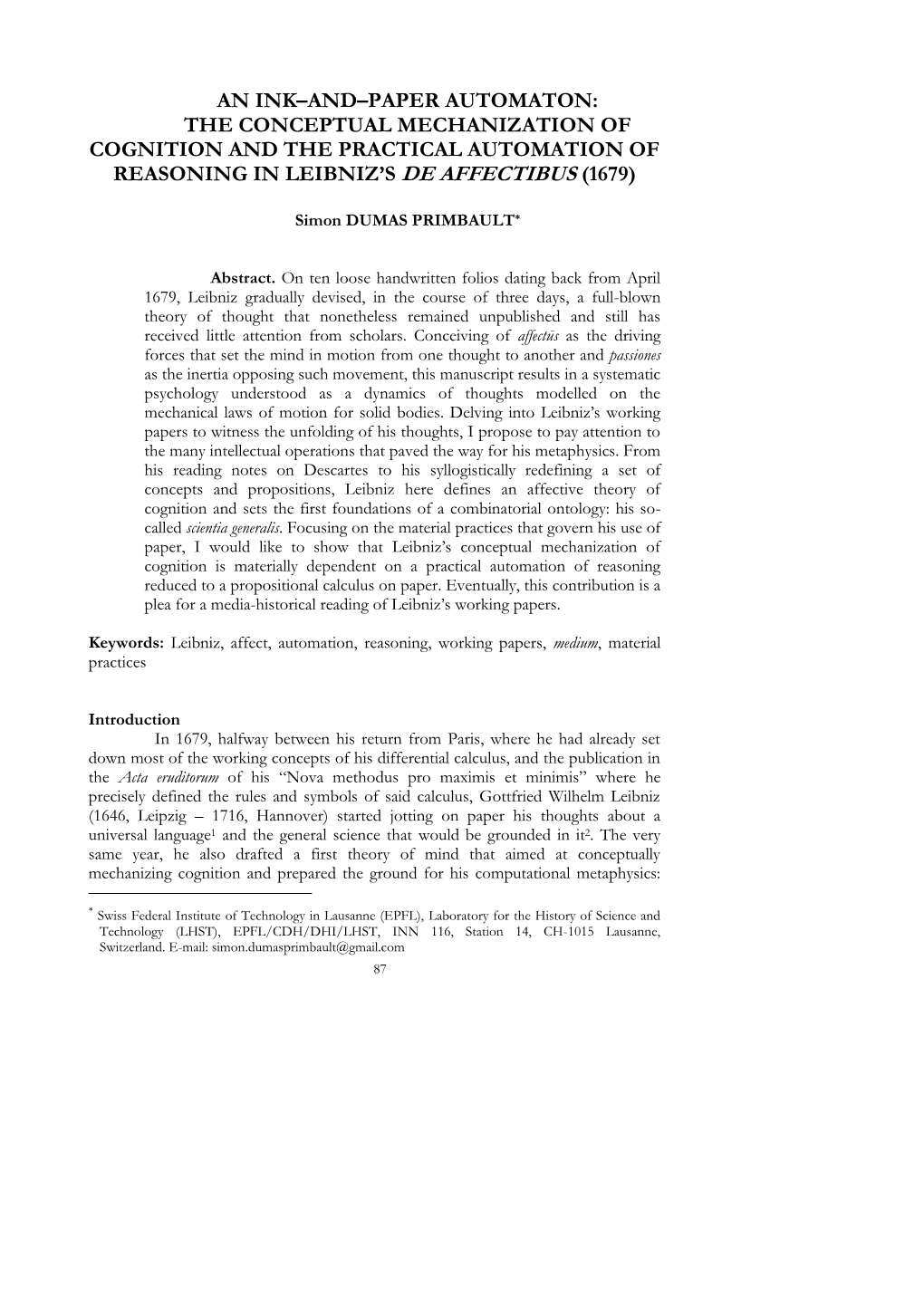 Paper / Poster Template for Proceedings of the 2Nd