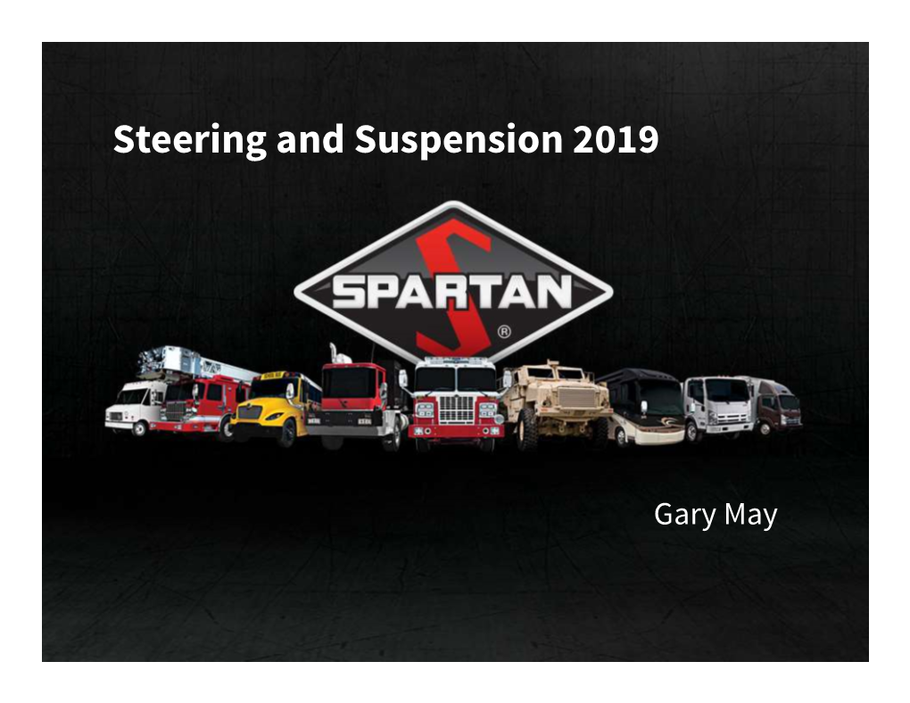 Steering and Suspension 2019