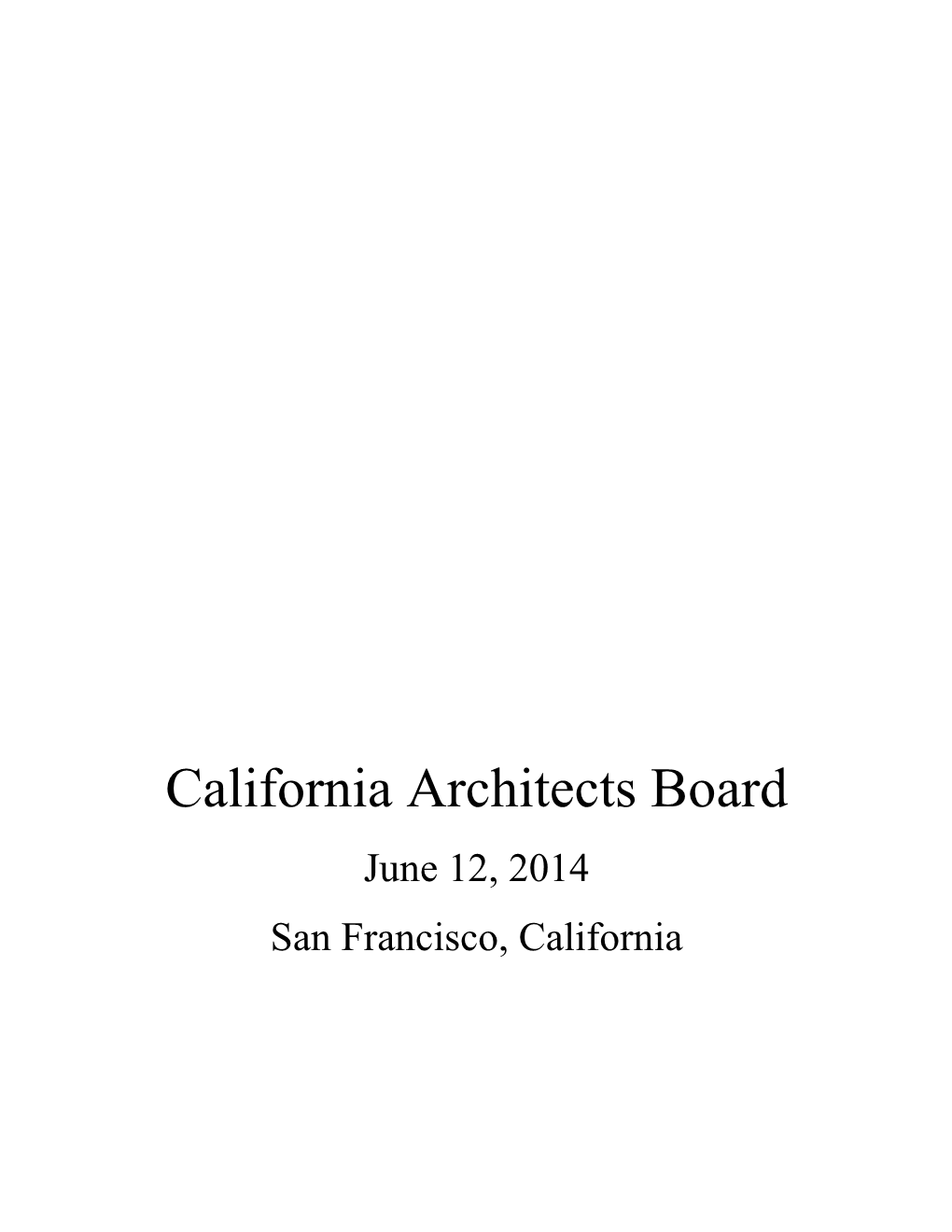 Meeting Packet—June 12, 2014