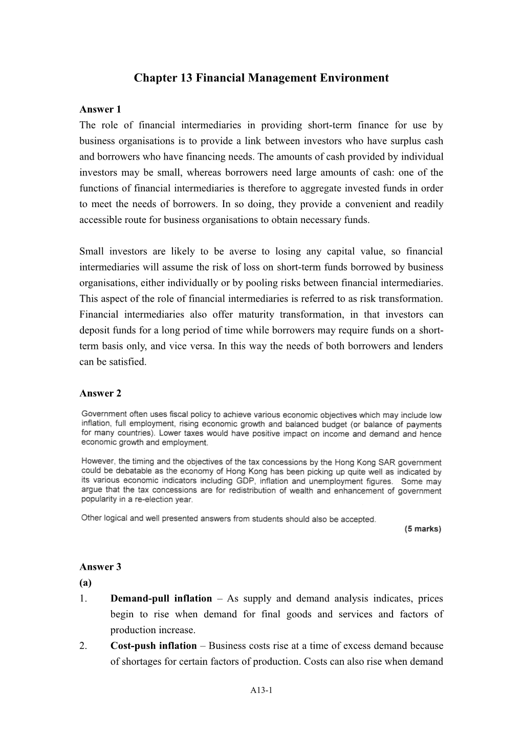 Chapter 2 Financial Management Environment