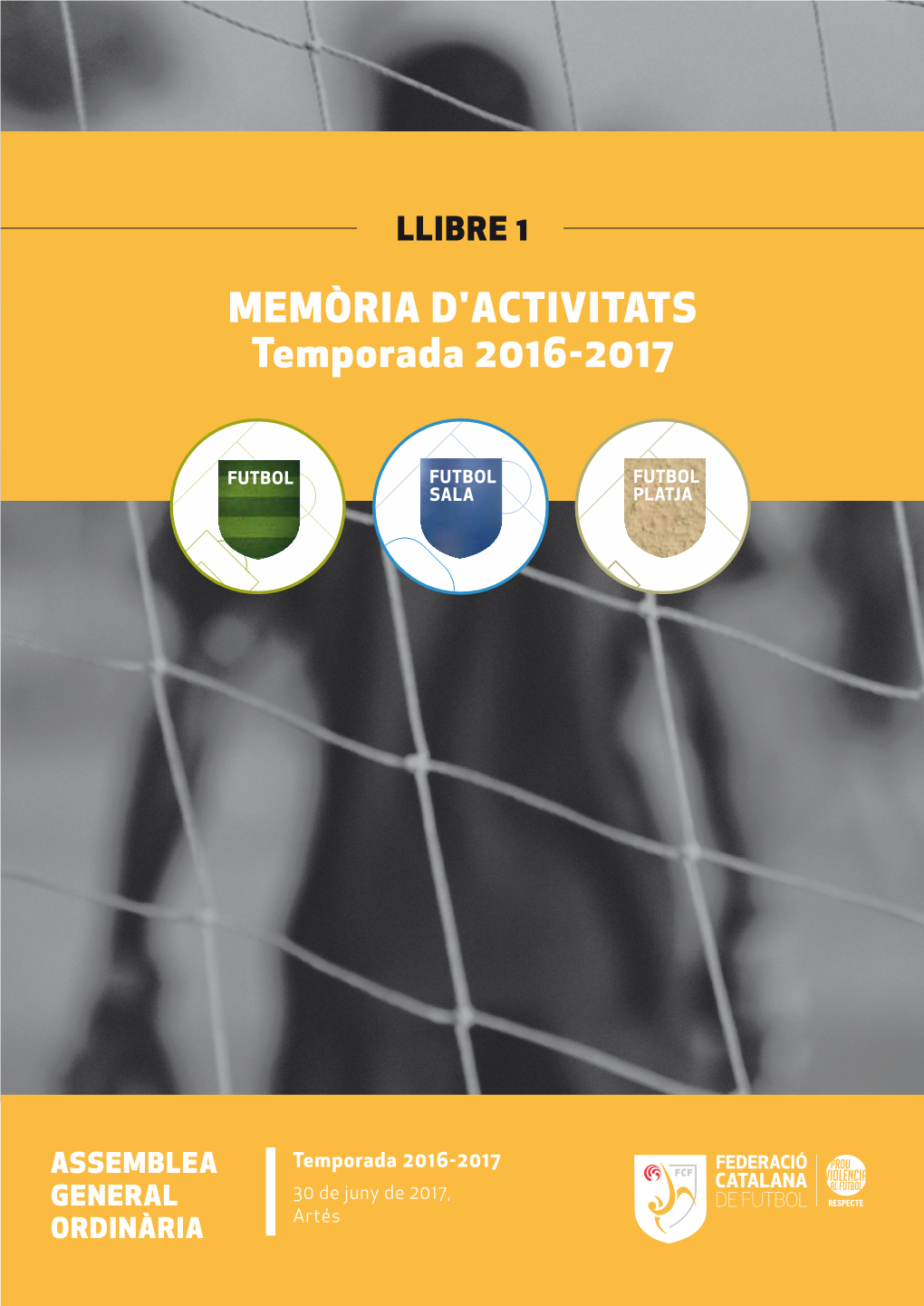 Memòria D'activitats Temporada 2016-2017