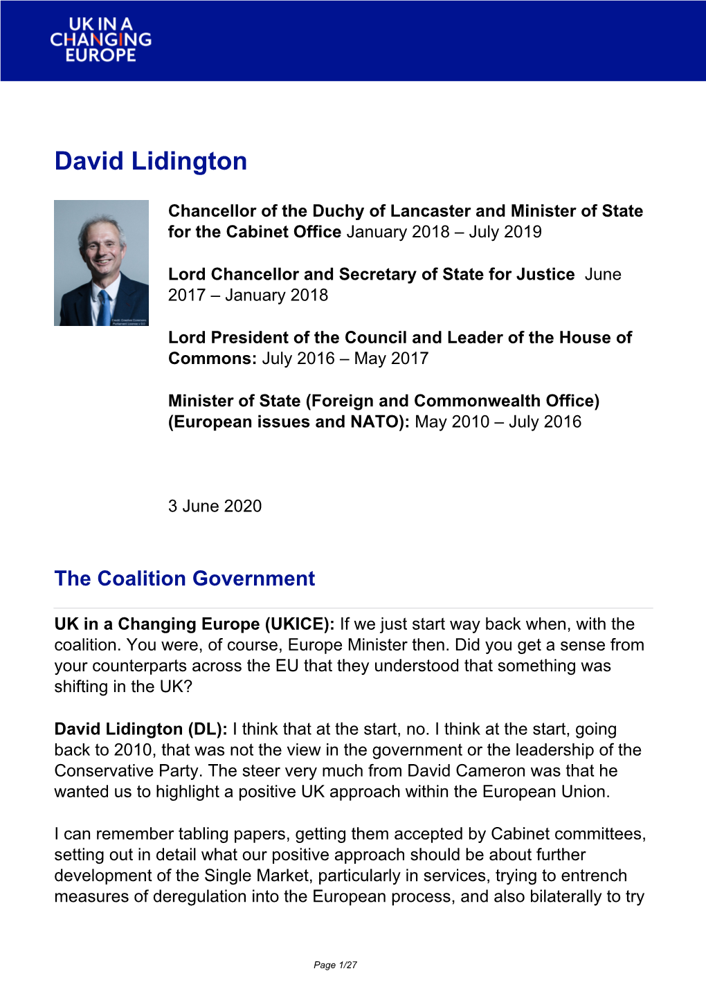 David Lidington