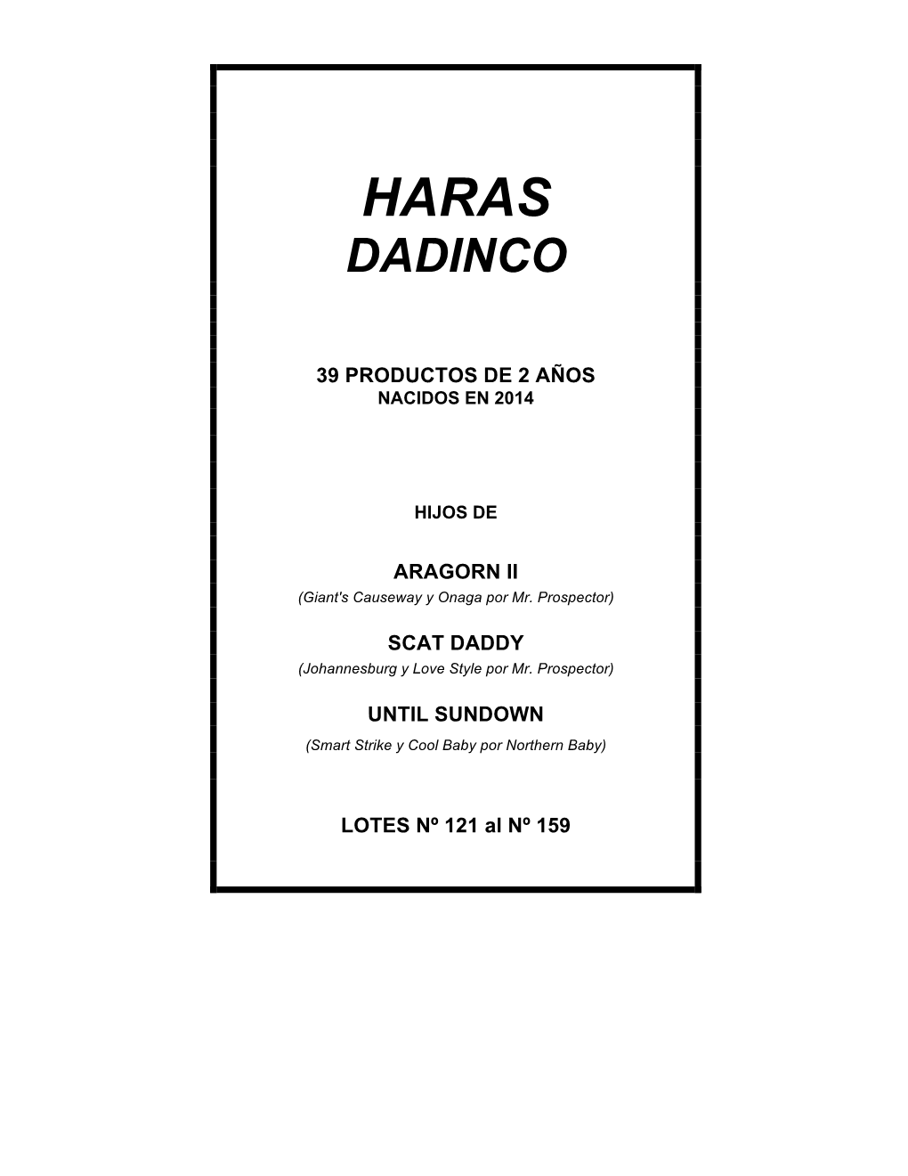 Haras Dadinco