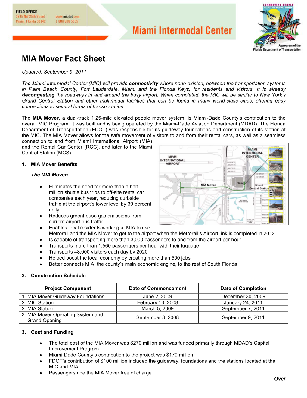 MIA Mover Fact Sheet