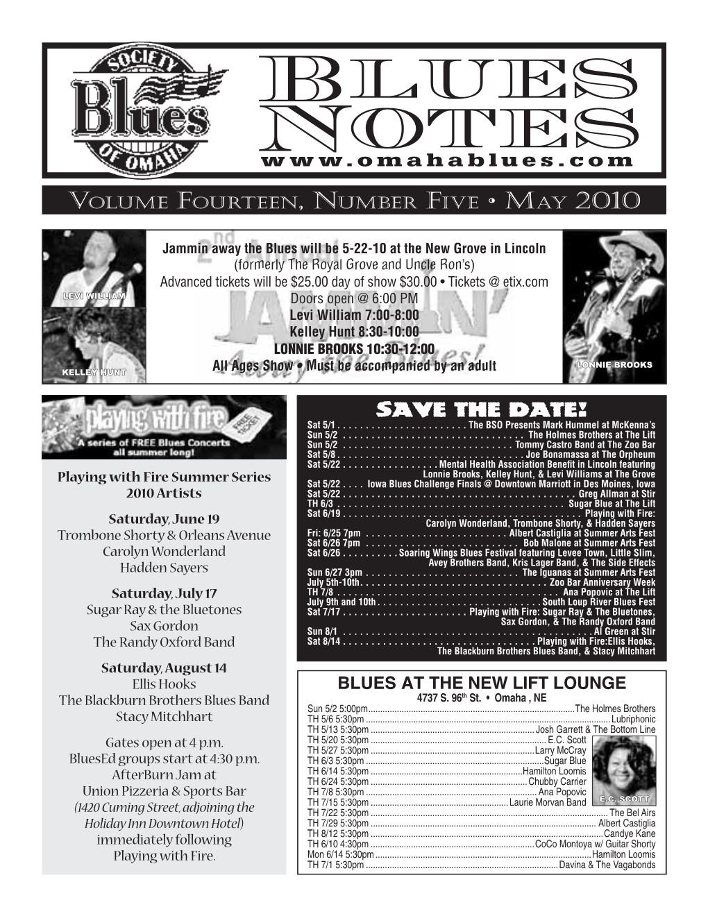 Blues Notes May 2010