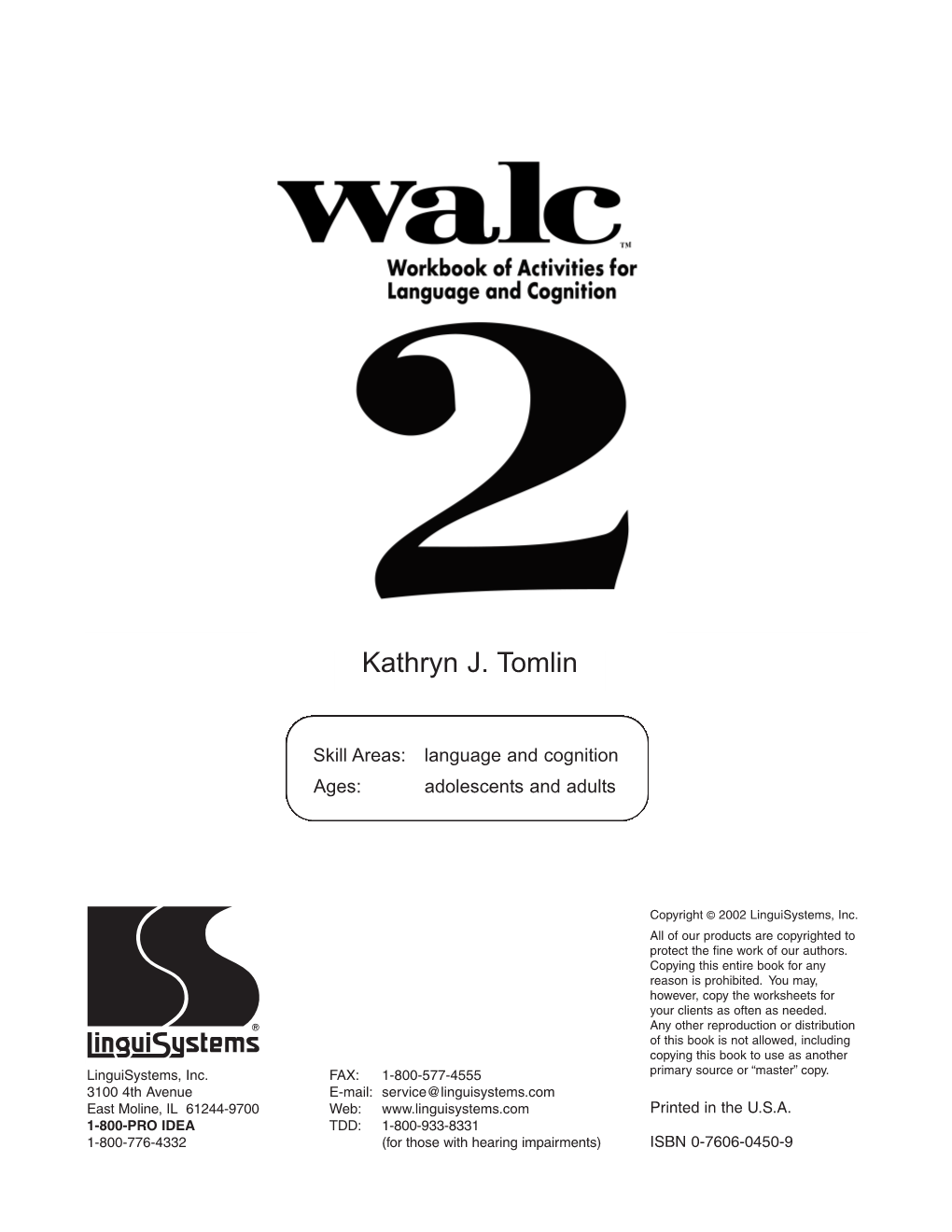 WALC 2 Was Originally Published in 1984