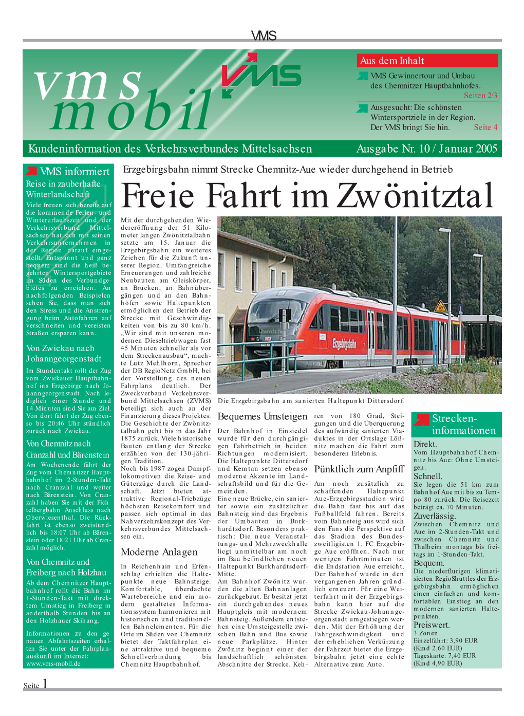 Freie Fahrt Im Zwönitztal