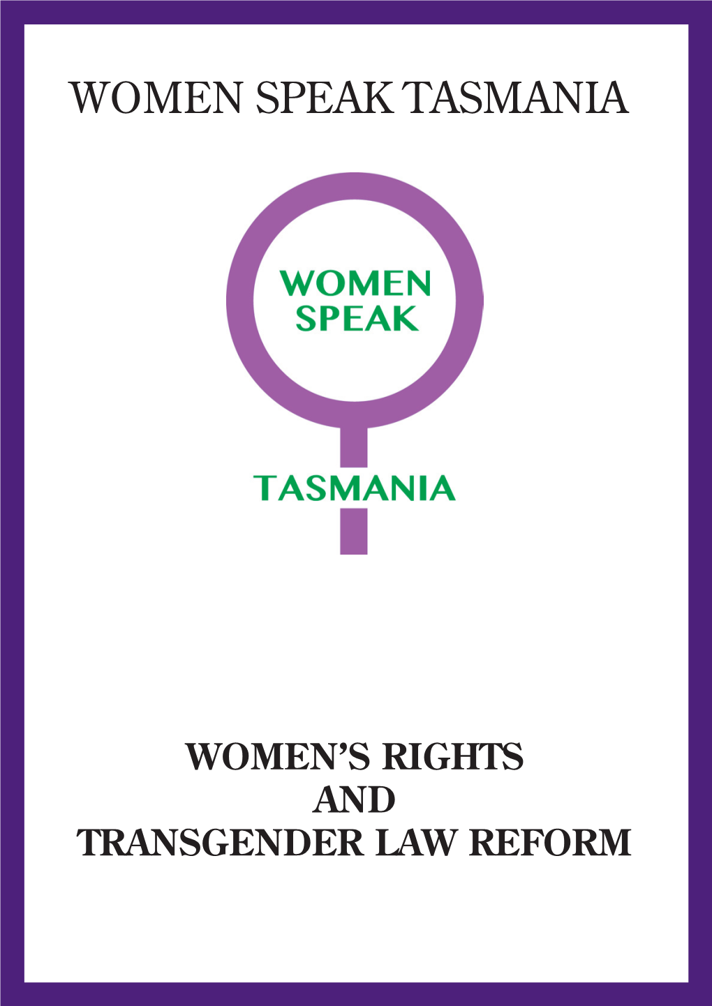 Women Speak Tasmania