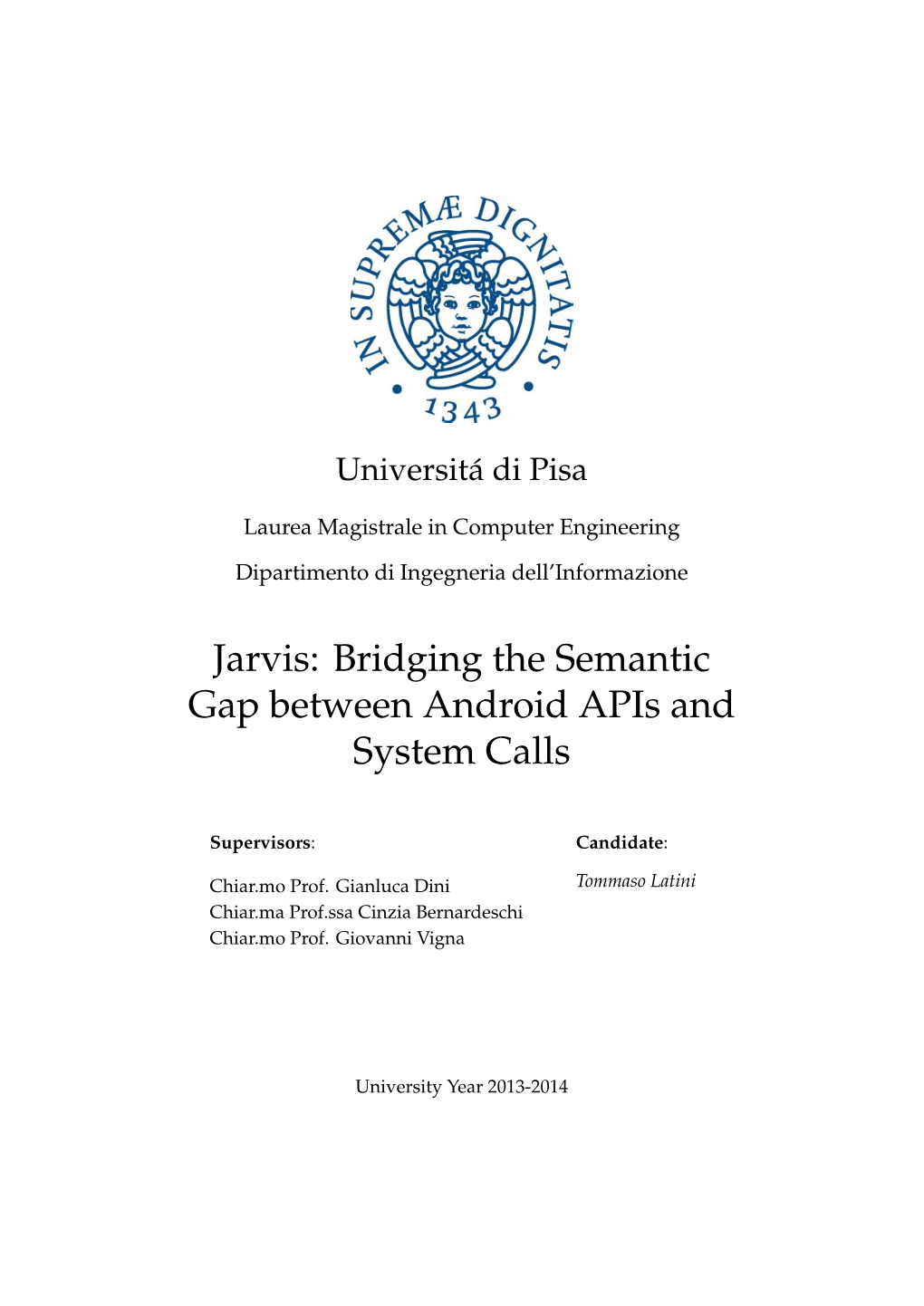Jarvis: Bridging the Semantic Gap Between Android Apis and System Calls