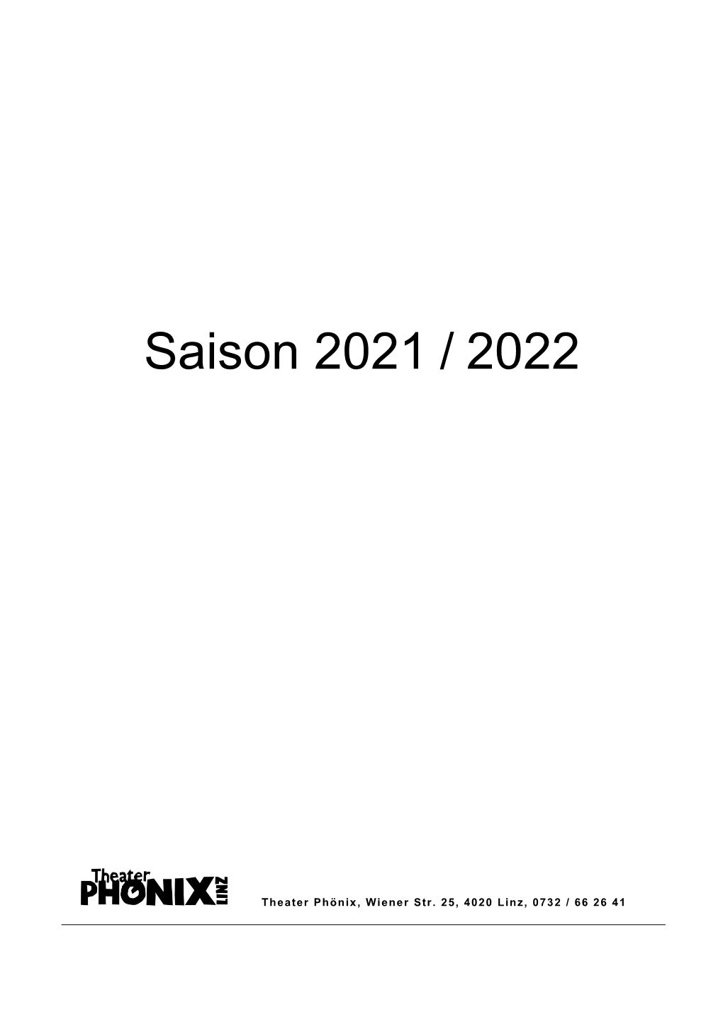 Saison 2021 / 2022