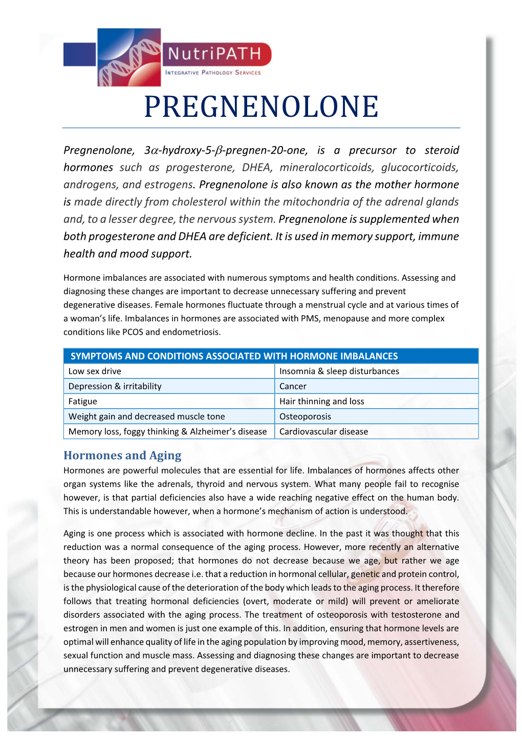 Pregnenolone